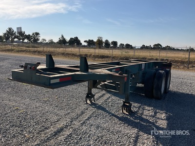 2017 Imver 20 ft T/A Remolque Portacontenedor / Container Trailer