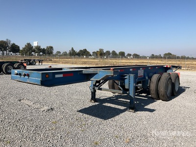 2019 De Lucio 24 ft T/A Remolque Portacontenedor / Container Trailer