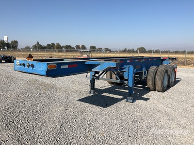 2020 De Lucio 24 ft T/A Remolque Portacontenedor / Container Trailer