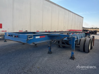 2020 De Lucio T/A Remolque Portacontenedor / Container Trailer