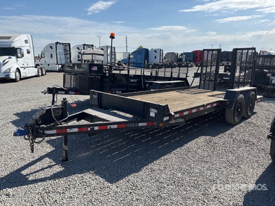 1998 Walton 16 ft T/A Equipment Trailer