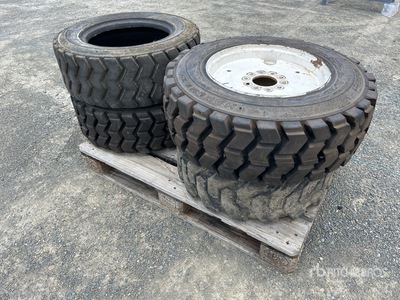 Quantity of (4) 10-16.5 Reifen