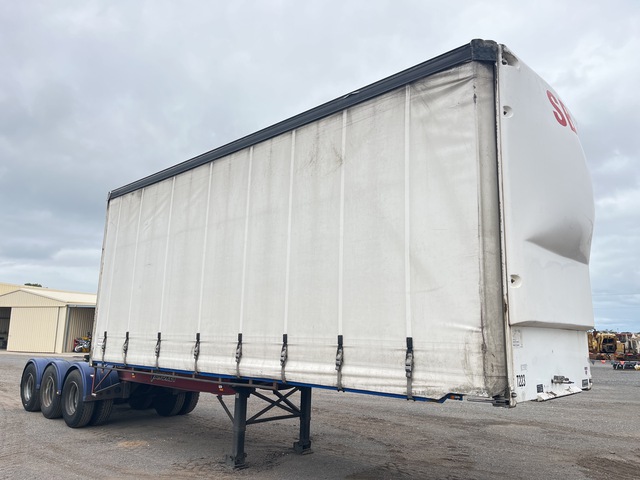 2008 Vawdrey 7.2 m Tri/A B-Double Lead Tautliner Trailer