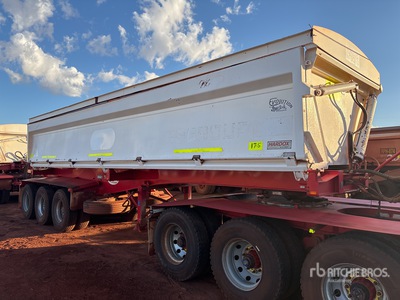 2021 Bruce Rock Engineering 8.5 m Tri/A Side Dump Trailer