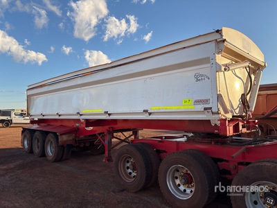 2021 Bruce Rock Engineering 8.5 m Tri/A Side Dump Trailer