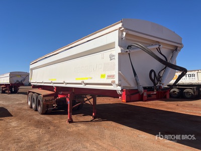 2021 Bruce Rock Engineering 8.5 m Tri/A Side Dump Trailer
