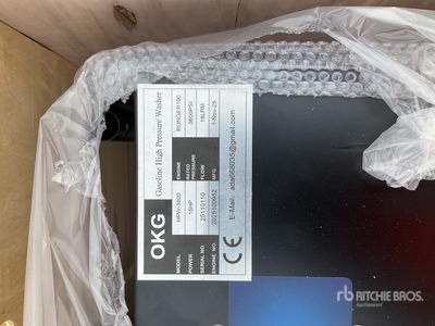 2025 OKG HPW-3600&HPW-2800 Qty of (2)Pressure Washer Pressure Washer (Unused)