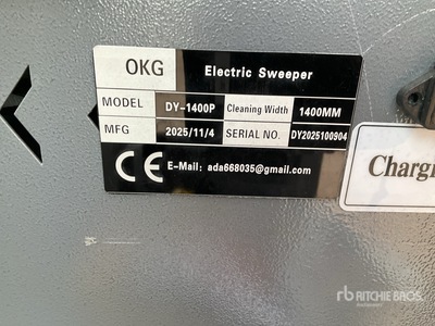 2025 OKG DY-1400P Sweeper Truck Sweeper Truck (Unused)