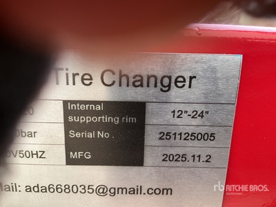 2025 MY TC-620&WC-918 Qty of (1) Wheel Balancer & Qty of (1) Tire Changer (Unused)