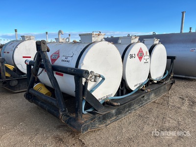 Skid Mounted Steel Triple Fuel Tank