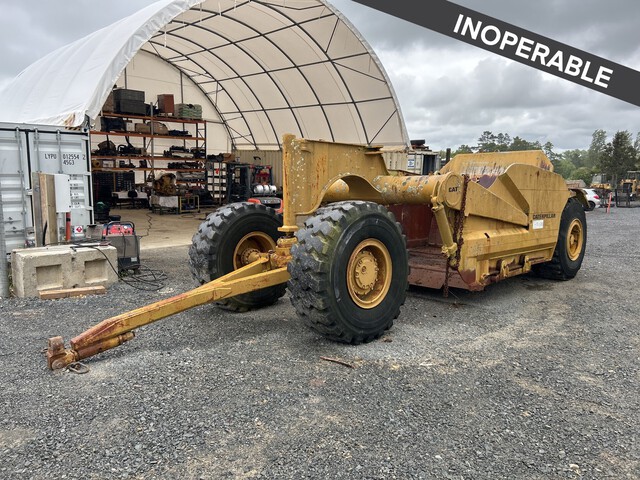 Cat 613B Conversion 4 Tire Hydraulic Pull Scraper (Inoperable) Cat 613B Conversion 4 Tire Hydraulic Pull Scraper (Inoperable)