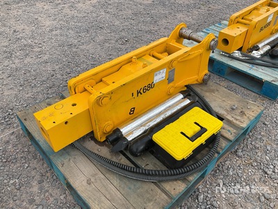 2025 BLK 680 Martillo Hidraulico (Sin Usar) / ブレーカー - Fits 4 - 7 ton Excavators (Unused)