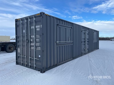 2025 40 ft High Cube Multi-Door Storage Container