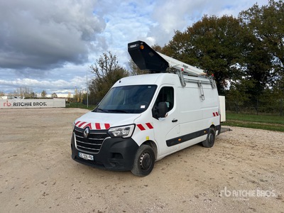 2022 Versalift VTL-135 EVO 11 m on 2022 Renault Master Fourgon Nacelle Camion à godets