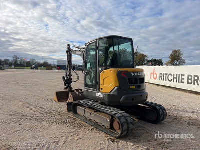 2020 Volvo ECR50D Mini-pelle Mini Excavadora