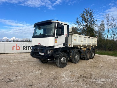 2016 Renault K440 Protect 8x4 Camion Bi-Benne Tipper Truck