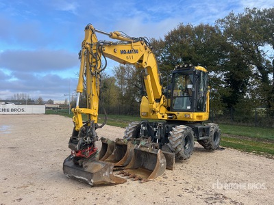 2021 Komatsu PW118MR-11 Pelle Sur Pneus Wheel Excavator