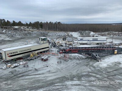 2015 Terex Cedarrapids MACS Closed Circuit Crushing Spread Crushing Plant