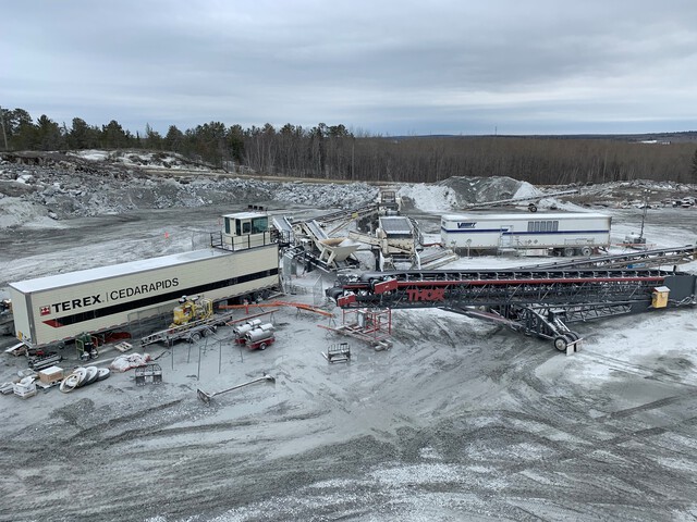 2015 Terex Cedarrapids MACS Portable Closed Circuit Crushing Plant