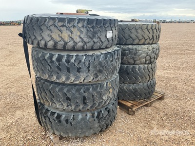 Quantity of (8) Continental 14.00R20 Räder