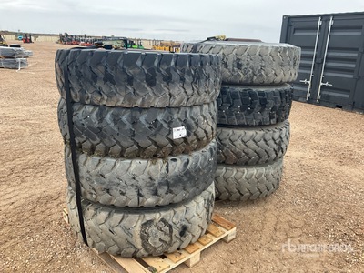 Quantity of (8) Continental 14.00R20 Räder