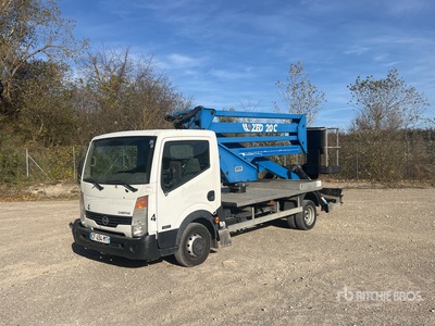 2012 SEQUANI meccanica ZED 20 CS 18 m on 2012 Nissan CABSTAR 35.11 4x2 Camion Nacelle شاحنة دلو