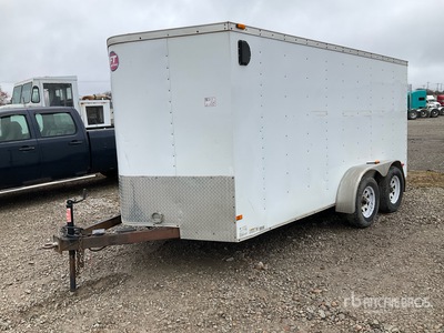 2012 Wells Cargo FT7142 14 ft T/A Remolque Cerrado