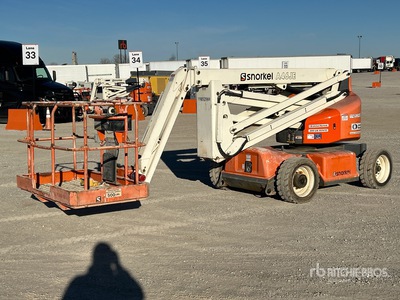 2017 Snorkel A46JE 2WD Electric Articulating Boom Lift