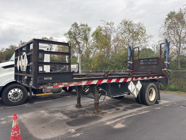 1979 Oldsmobile 21 ft S/A Cylinder Pallet Flatbed Trailer