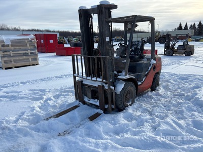 2010 Toyota 8FDU30 5620 lb Cushion Tire Forklift