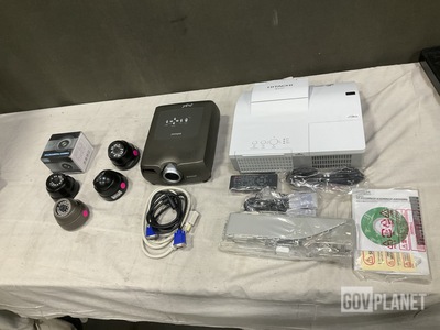 (6) Digital Cameras, (2) Projectors & Assorted Items