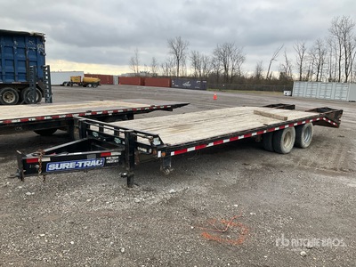 2015 Sure-Trac 25 ft T/A Equipment Trailer