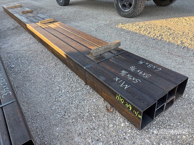 Quantity of (1) Bundle of 24 ft Mixed Rectangle Tubing