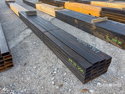 Quantity of (20) 1-1/2 in x 3 in x 24 ft 11Ga Rectangle Tubing