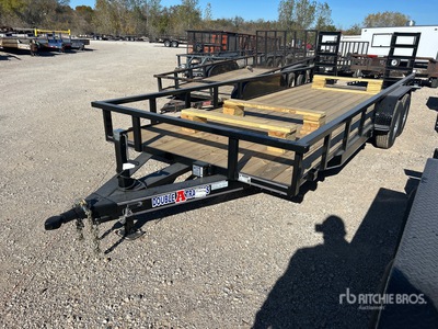 2026 Double A 8320T52 20 ft T/A Utility Trailer (Unused)