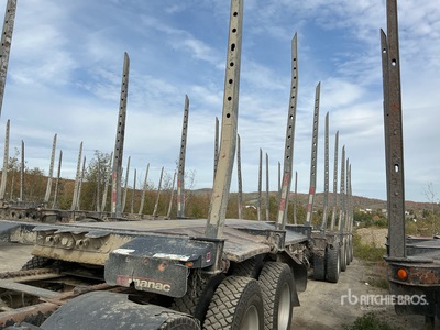 2022 Manac 51 ft Quad/A Turntable Convertible Log Trailer