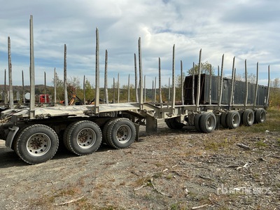 2022 Manac 51 ft Quad/A Turntable Convertible Log Trailer