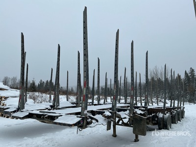 2021 Manac 51 ft Quad/A Turntable Convertible Log Trailer