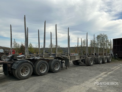 2021 Manac 51 ft Turntable Convertible Log Trailer