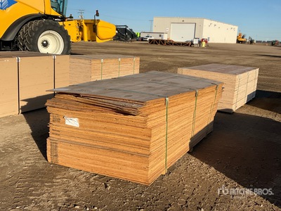 Quantity of (80) 3/8" 4x8 CSP/DFP No Stamp Plywood (Unused)