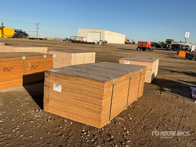 Quantity of (80) 3/8" 4x8 CSP/DFP No Stamp Plywood (Unused)