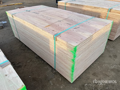 Quantity of (50) 5/8" 4x8 CSP/DFP No Stamp Contreplaqué (Unused)