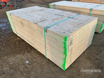 Quantity of (40) 3/4" 4x8 CSP/DFP No Stamp Contreplaqué (Unused)