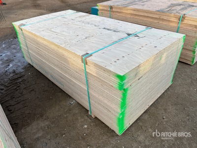 Quantity of (40) 3/4" 4x8 CSP/DFP No Stamp Contreplaqué (Unused)