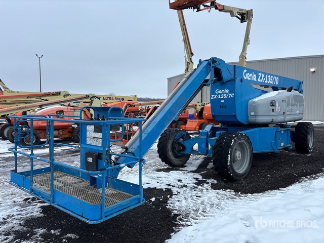 2014 Genie ZX-135/70 4WD Diesel Articulating Boom Lift | Ritchie