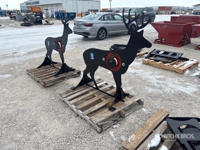 2025 Kit Containers AR500ATDEER Shooting Target