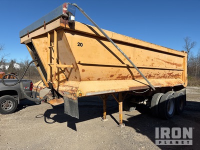 Hilbilt 21 ft T/A Quarter Frame Tipping Trailer