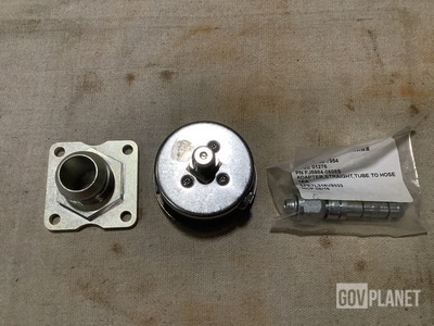 (2) Defuel/Defuel Valve Adapters, (6) Dial Pressure Gages & Assorted Items