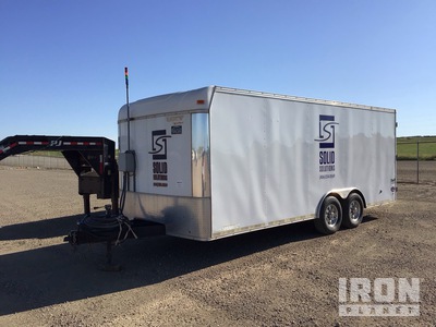 2014 United UXT520T70 20 ft T/A Pump House Enclosed Trailer