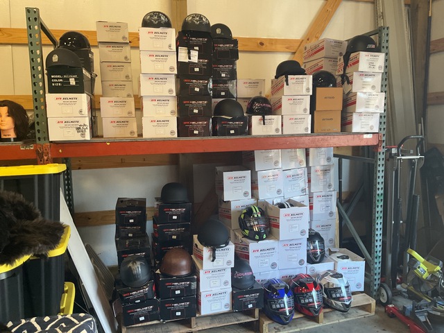 Quantity of Motorcycle Gear (Unused)